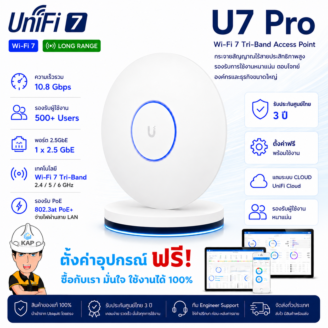 Ubiquiti Access Point UniFi U7 Pro